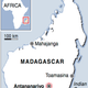 Madagascar is off Africa’s east coast